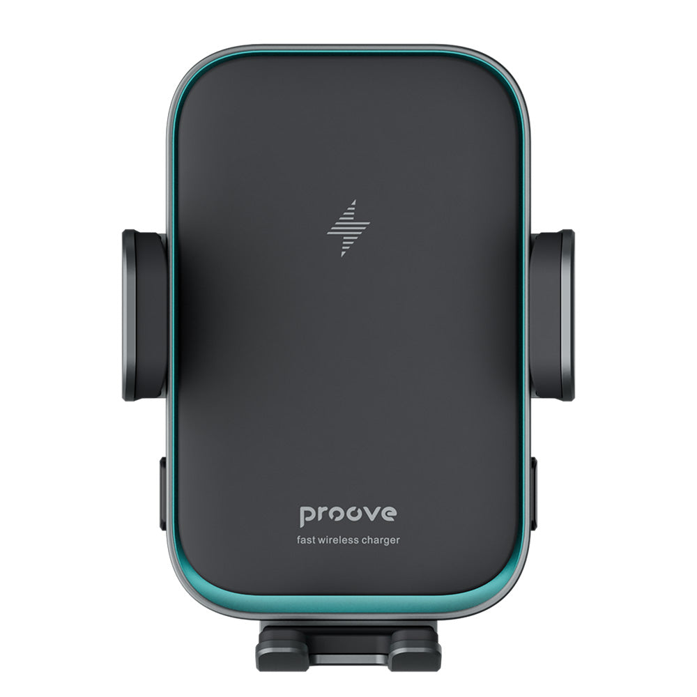 Incarcator Auto Wireless Proove Triple Clamp Pro, 15W, 1.67A, Gri WHTP15010004