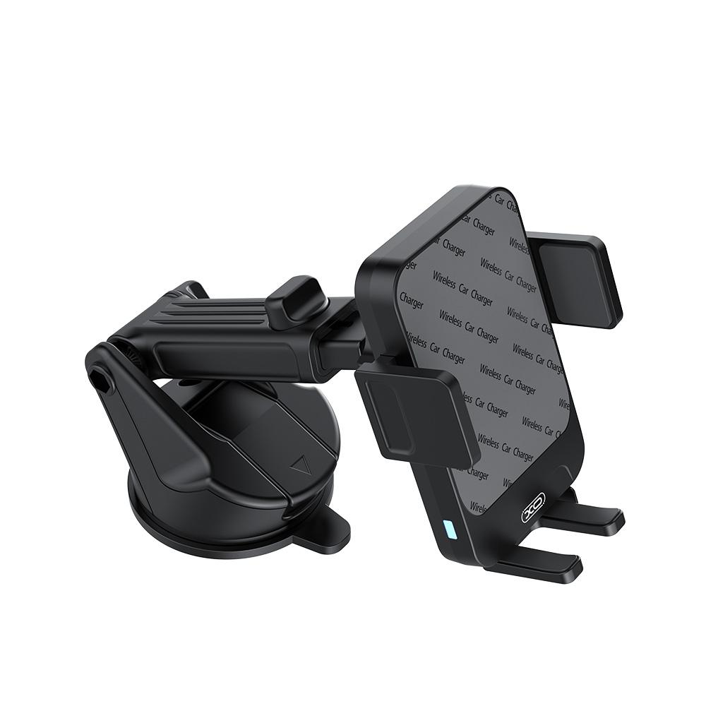 Incarcator Auto Wireless XO Design WX043, 15W, 1.67A, Negru