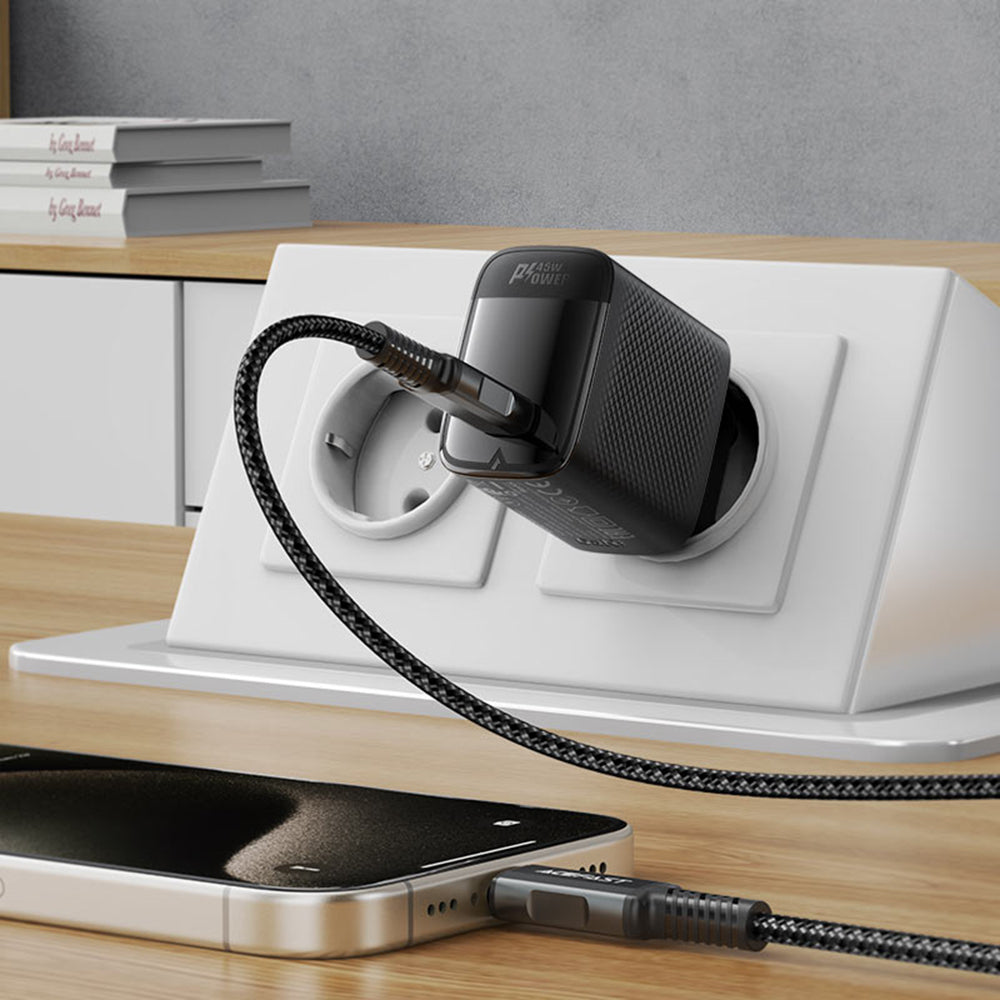 Incarcator Retea Acefast A112, 45W, 3A, 1 x USB-C, Negru