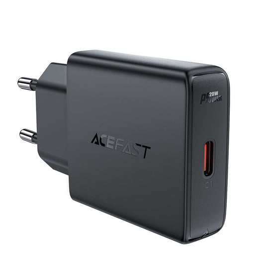 Incarcator Retea Acefast A65, 20W, 3A, 1 x USB-C, Negru