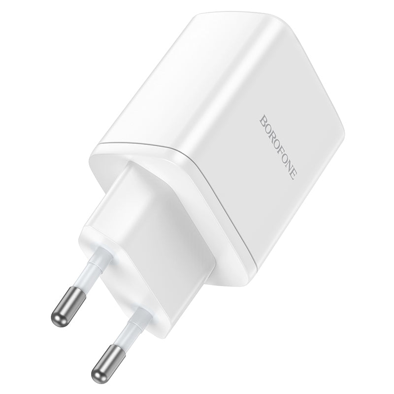 Incarcator Retea Borofone BN9, 35W, 3A, 2 x USB-C, Alb