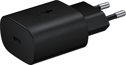 Incarcator Retea cu Cablu USB-C Samsung EP-TA800B + DA705BBE, 25W, 3A, 1 x USB-C, Negru GP-PTU021SOABQ