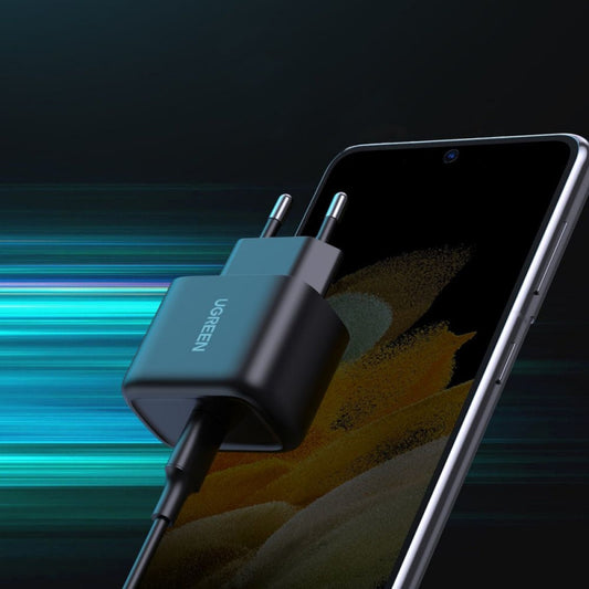 Incarcator Retea Cu Cablu USB-C UGREEN CD250, 25W, 3A, 1 x USB-C, Negru