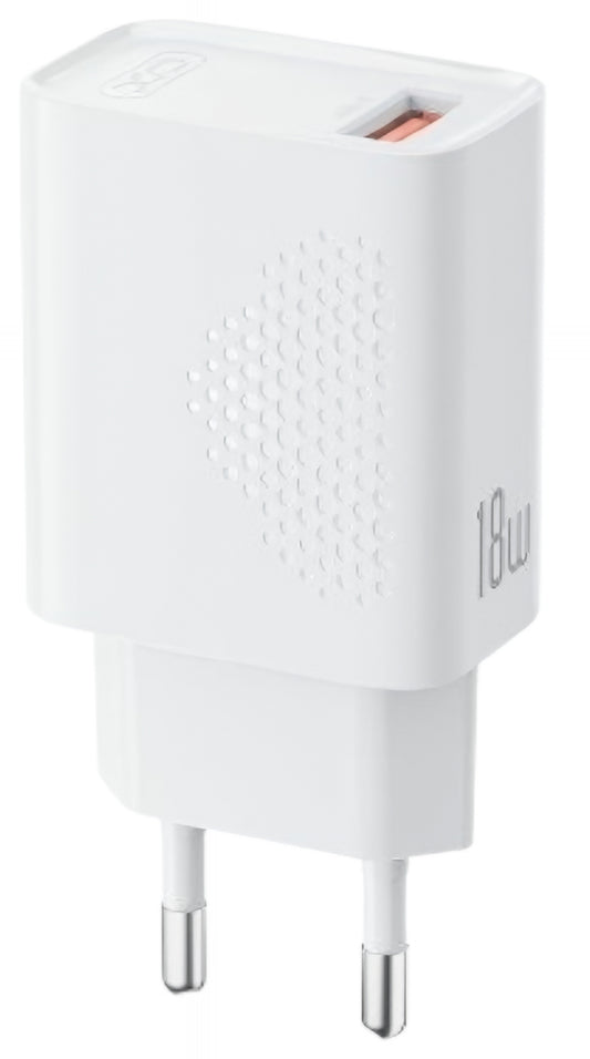 Incarcator Retea Cu Cablu USB-C XO Design L159, 18W, 3A, 1 x USB-A, Alb