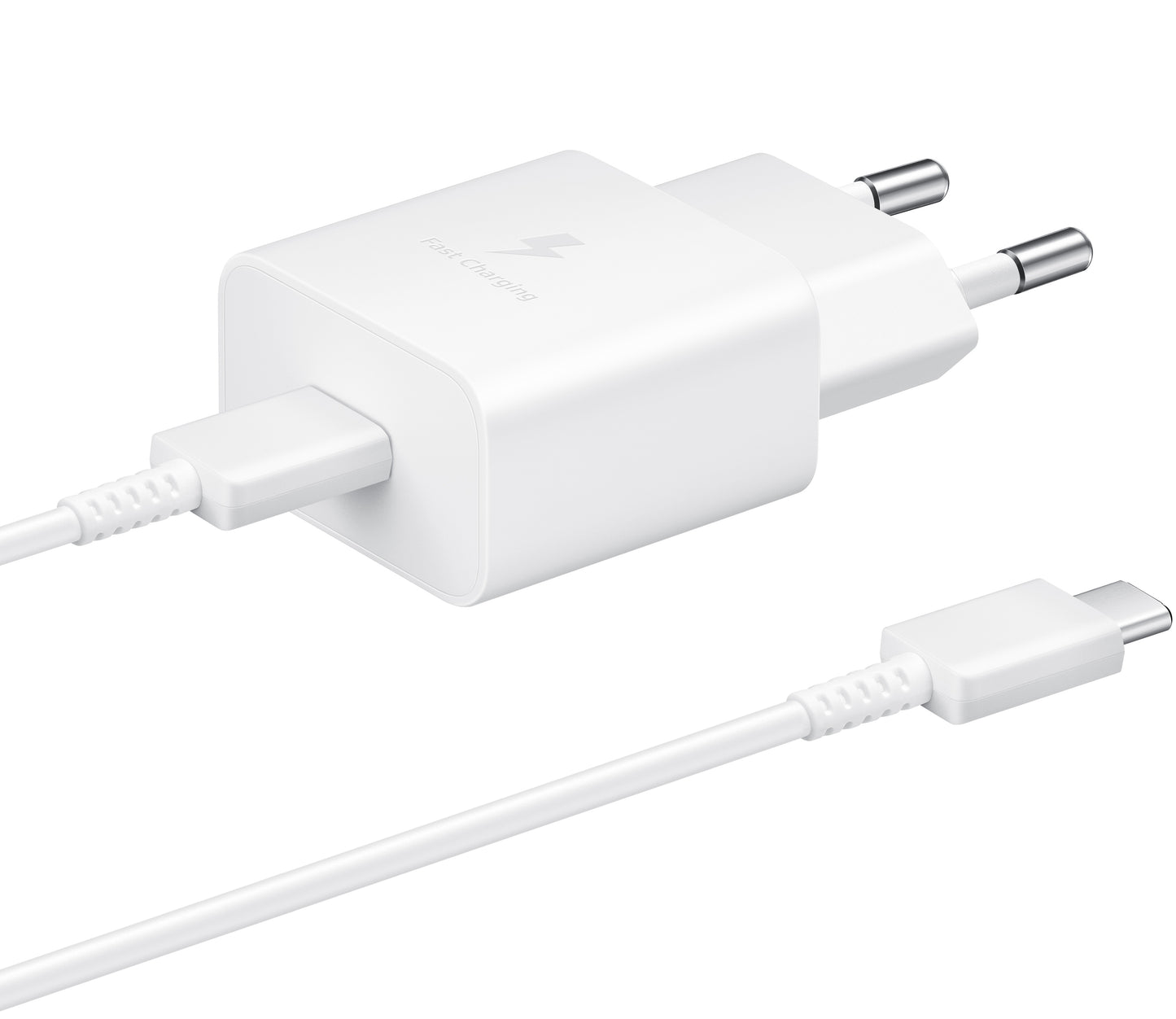 Incarcator Retea cu Cablu USB-C Samsung, 15W, 2A, 1 x USB-C, Alb EP-T1510XWEGEU