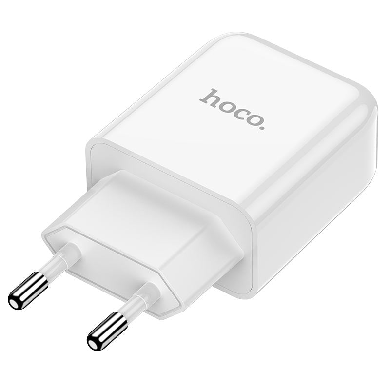 Incarcator Retea cu Cablu Lightning HOCO N2, 10W, 2A, 1 x USB-A, Alb