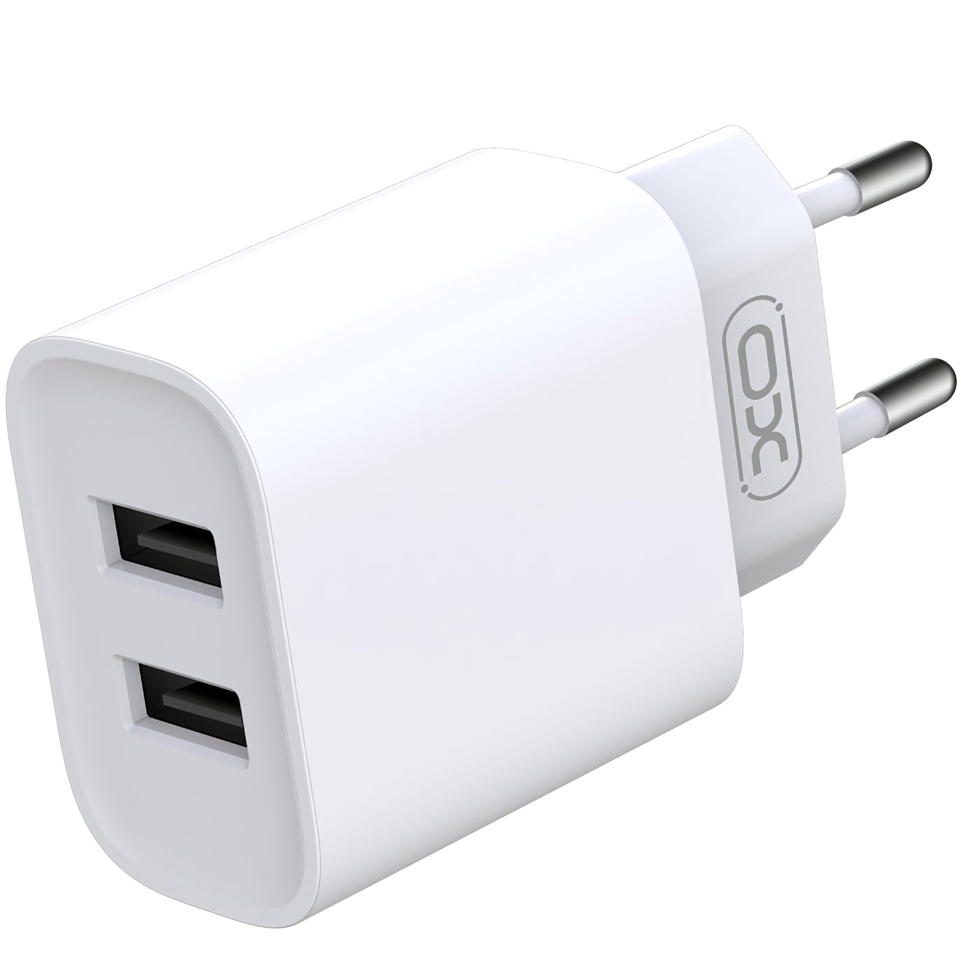 Incarcator Retea Cu Cablu USB-C XO Design BPCE02C, 10.5W, 2.1A, 2 x USB-A, Alb