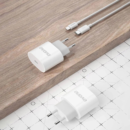 Incarcator Retea Cu Cablu USB-C Dudao A14EUC, 20W, 3A, 1 x USB-C, Negru