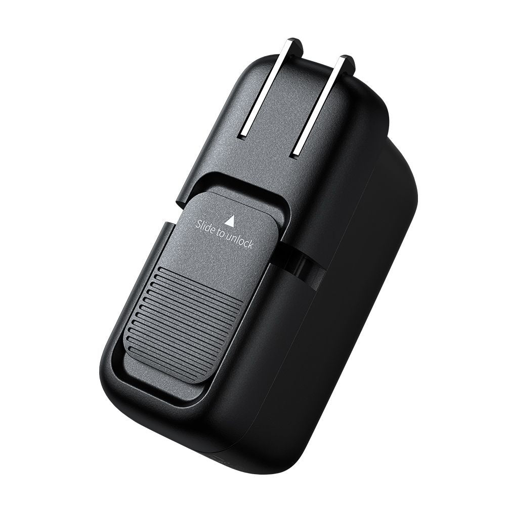 Incarcator Retea Cu Cablu USB-C McDodo CH-8442 Mecha Travel, 65W, 5A, 1 x USB-A - 2 x USB-C, Negru