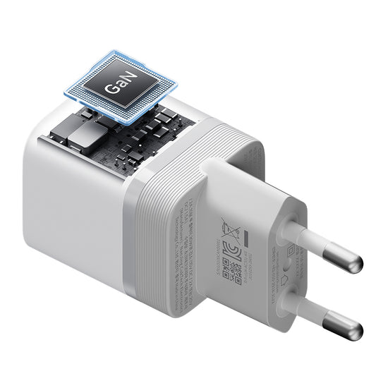 Incarcator Retea Cuktech, 40W, 3A, 1 x USB-C, Alb CKAC301SEUWH