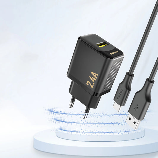 Incarcator Retea Dudao A23, 12W, 2.4A, 1 x USB-A, Negru