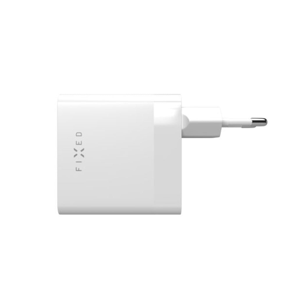 Incarcator Retea Fixed, 65W, 3.25A, 2 x USB-C, Alb