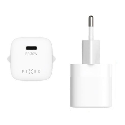 Incarcator Retea Fixed Mini2, 30W, 3A, 1 x USB-C, Alb