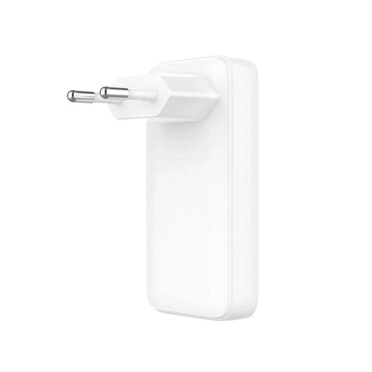 Incarcator Retea Fixed Slim, 45W, 3A, 2 x USB-C, Alb