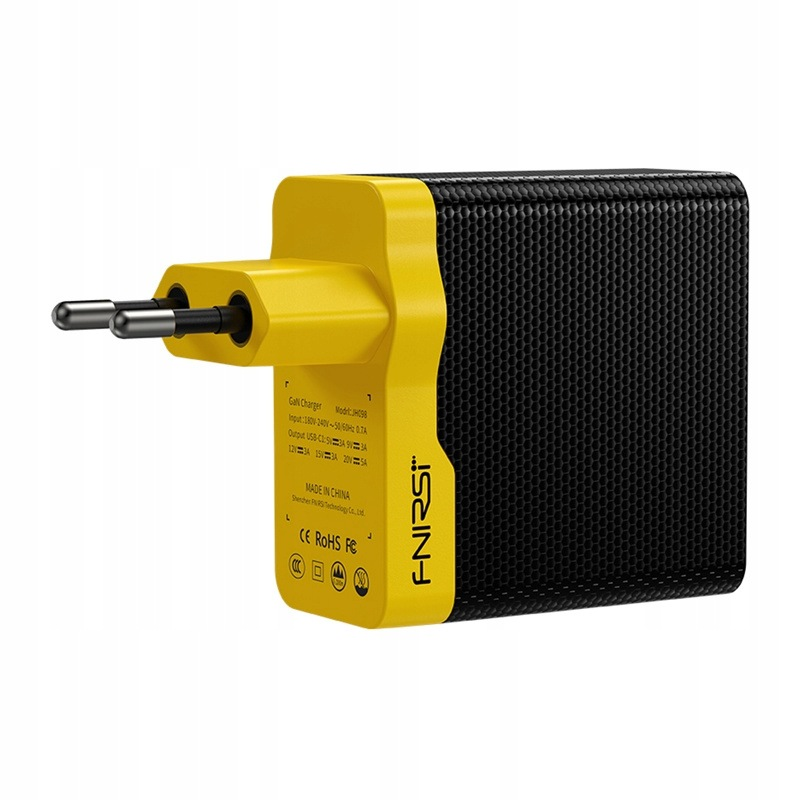 Incarcator Retea Fnirsi, 65W, 3.25A, 1 x USB-C, Negru