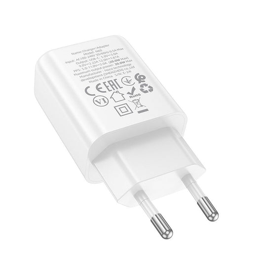 Incarcator Retea HOCO N60, 20W, 3A, 1 x USB-C, Alb