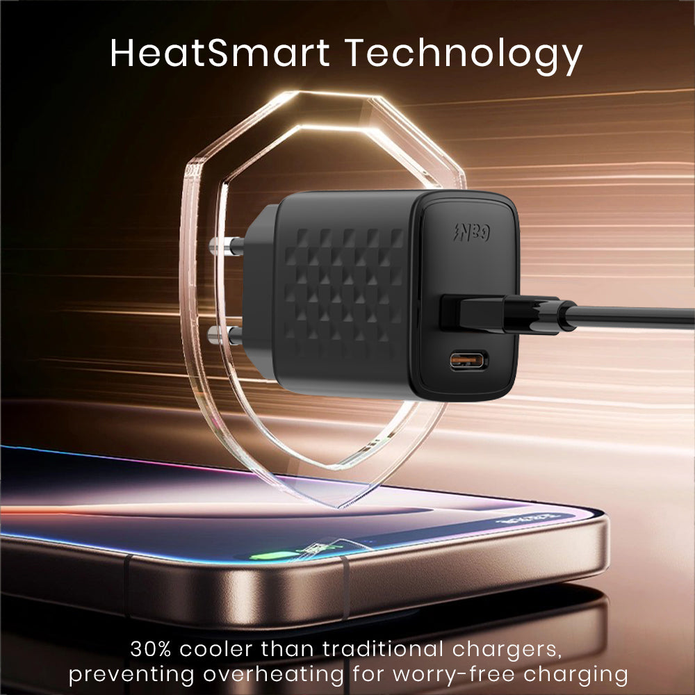 Incarcator Retea Lito LC15, 20W, 3A, 1 x USB-A - 1 x USB-C, Negru