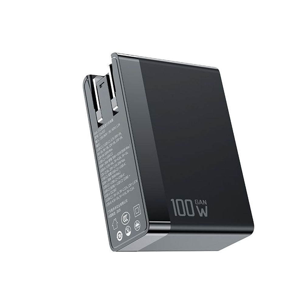 Incarcator Retea McDodo CH-8101 Pro Nuc AR Power Travel, 100W, 5A, 1 x USB-A - 2 x USB-C, Negru