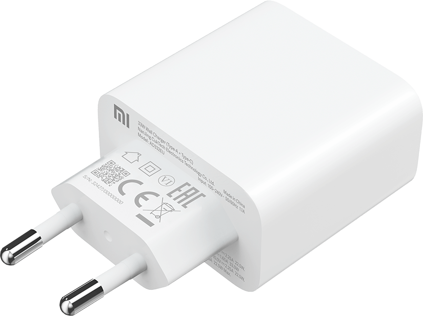 Incarcator Retea Xiaomi, 33W, 3A, 1 x USB-A - 1 x USB-C, Alb BHR4996GL