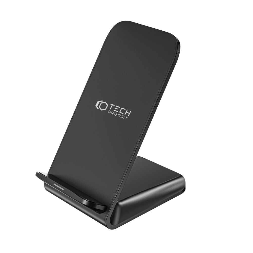 Incarcator Retea Wireless Tech-Protect QI15W-S2, 15W, 1.1A, Negru