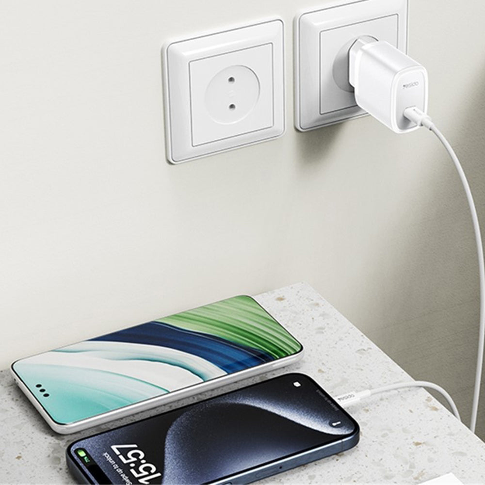 Incarcator Retea Yesido YC57, 20W, 3A, 1 x USB-C, Alb