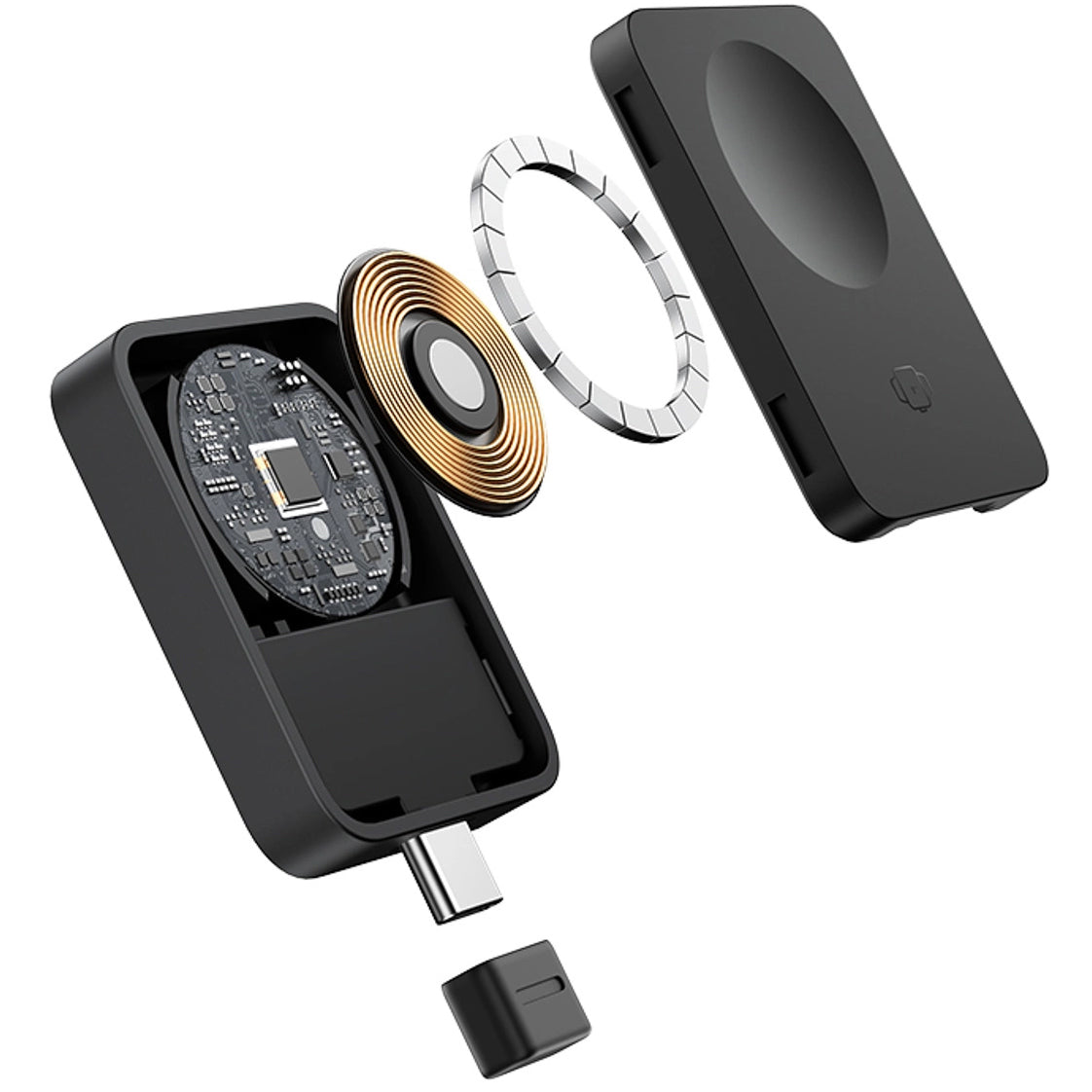 Incarcator Wireless Baseus MagPro pentru Apple Watch Series, USB-C, Negru P10264106123-00