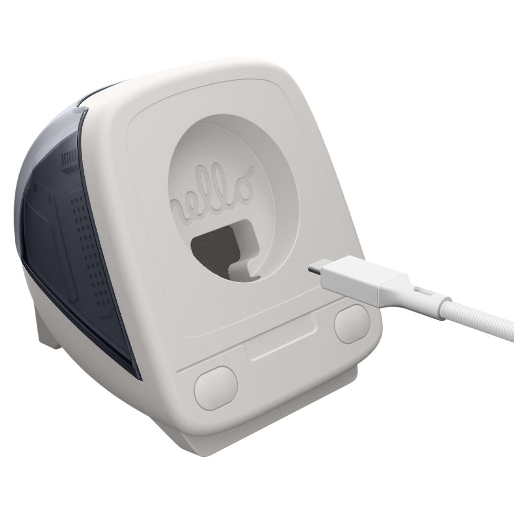 Suport Spigen C1 Classic pentru Incarcator Wireless Apple Watch Series, Gri AMP09340