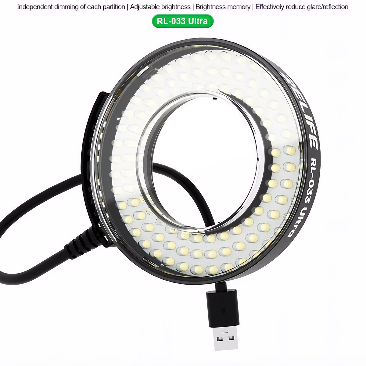 Lampa Relife RL-033 Ultra pentru Microscop, Neagra