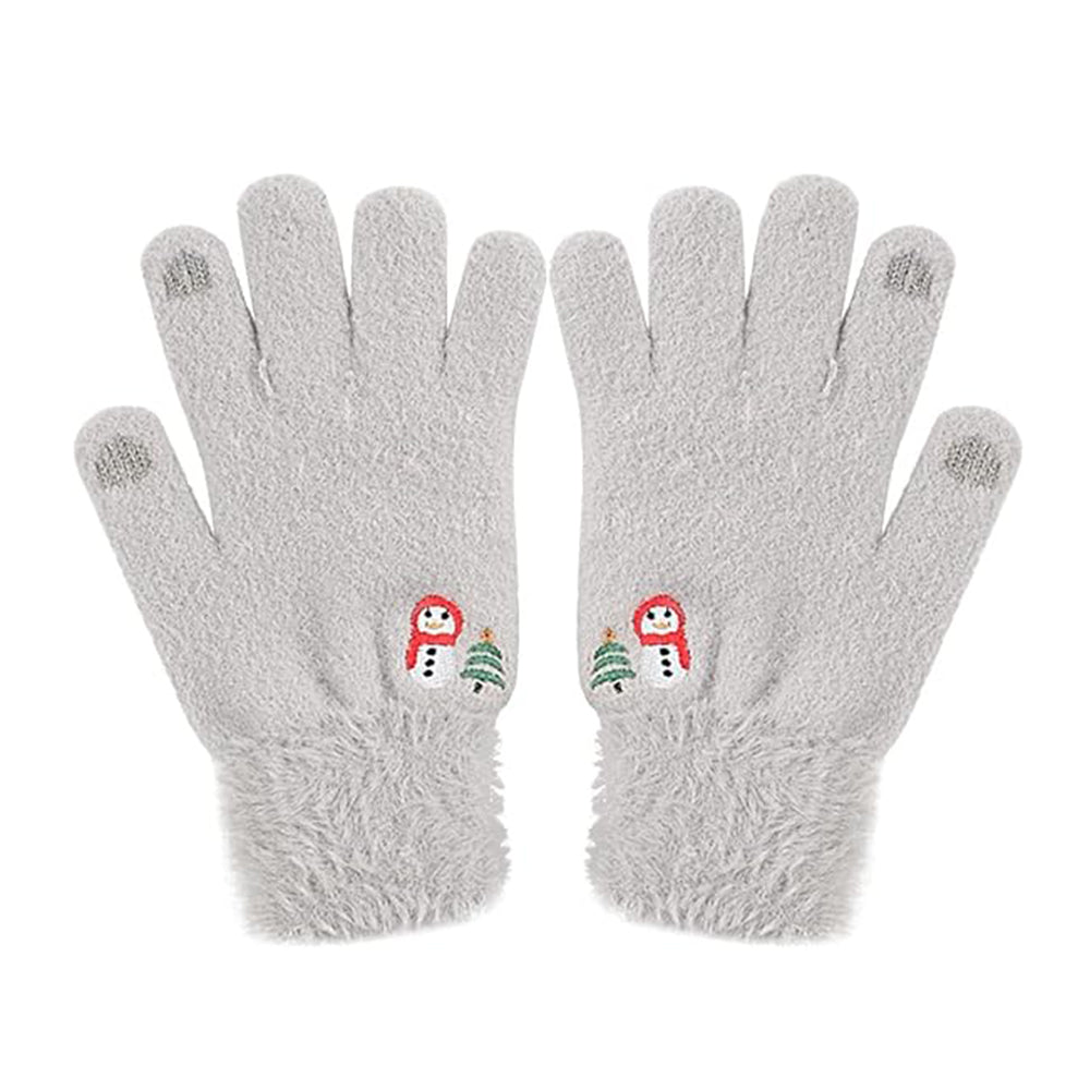 Manusi De Iarna Tactile Dama Techsuit ST0011, Marime 17cm, Gri