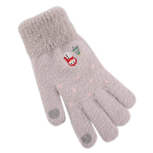 Manusi De Iarna Tactile Dama Techsuit ST0011, Marime 17cm, Gri