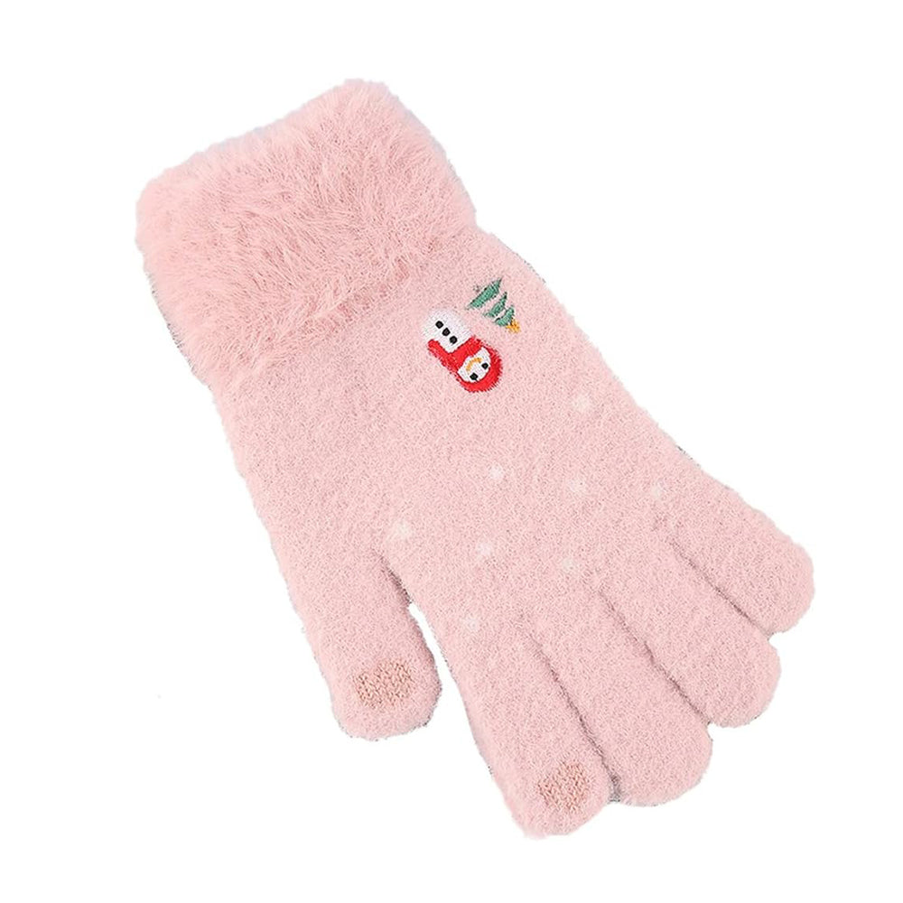 Manusi De Iarna Tactile Dama Techsuit ST0011, Marime 17cm, Roz