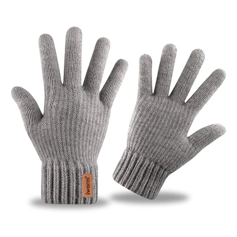 Manusi De Iarna Tactile Iwarm ST0016, Marime 22cm, Gri