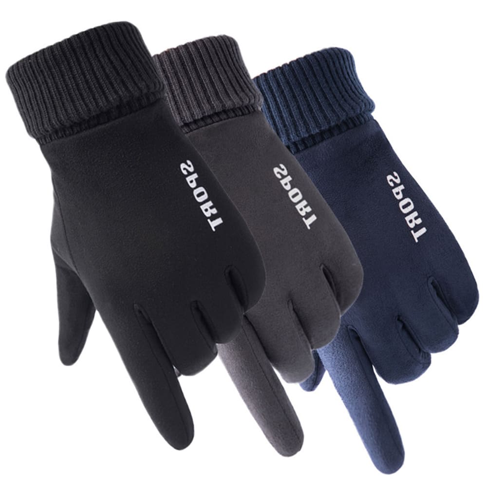 Manusi De Iarna Tactile Unisex Techsuit ST0010, Marime Universala, Negre