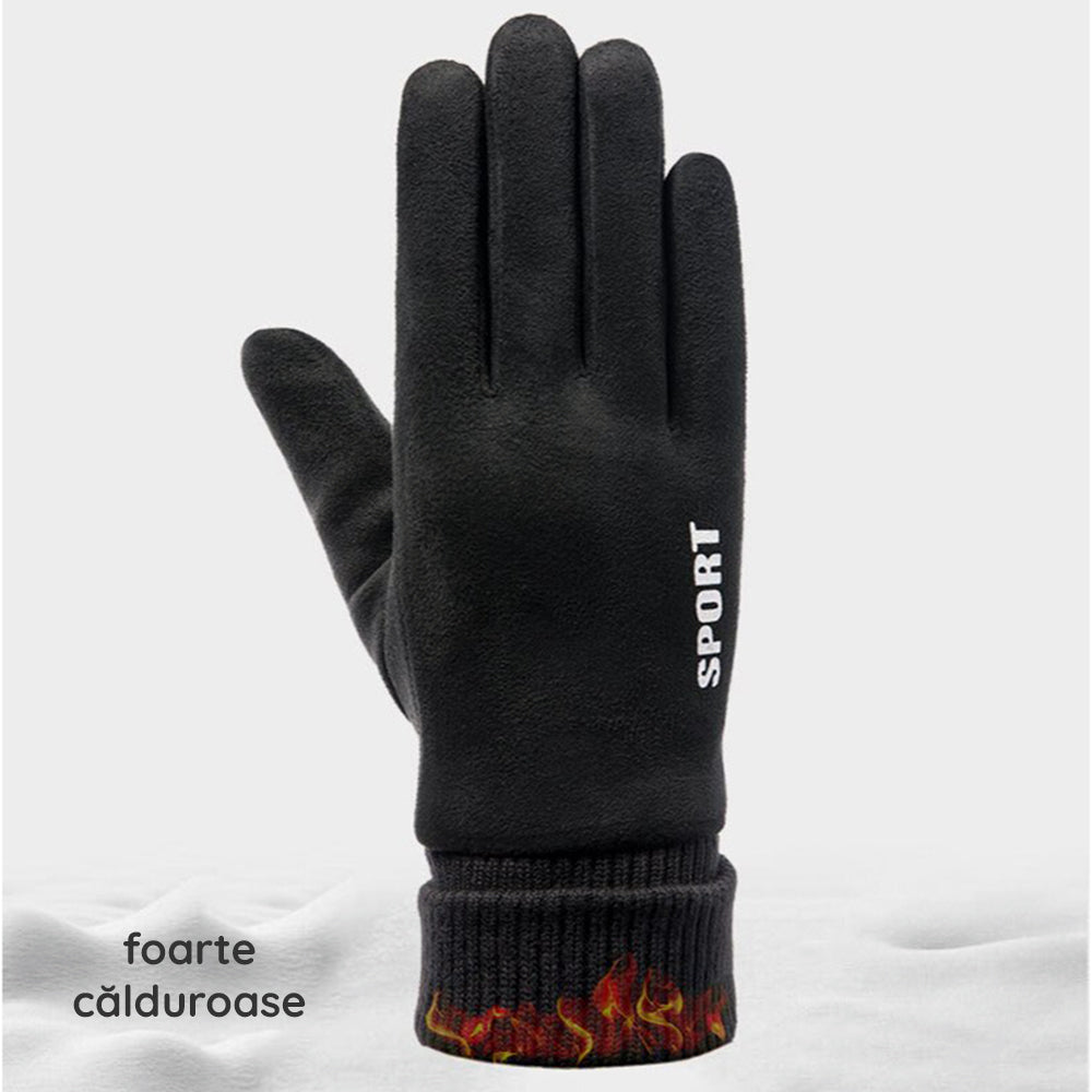 Manusi De Iarna Tactile Unisex Techsuit ST0010, Marime Universala, Negre