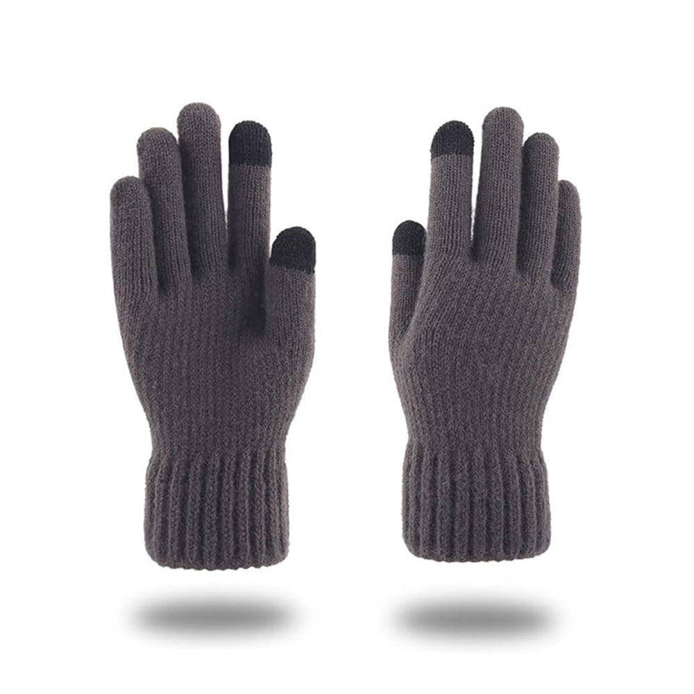 Manusi De Iarna Tactile Unisex Techsuit ST0012, Marime 22cm, Gri