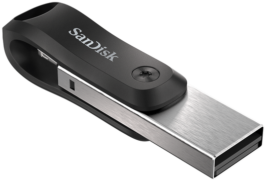 Memorie Externa USB-A 3.0 / Lightning SanDisk iXpand Go, 64Gb SDIX60N-064G-GN6NN
