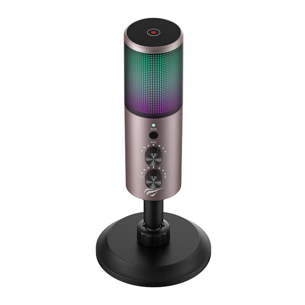Microfon Gaming HAVIT GK61, RGB, USB-C, Gri