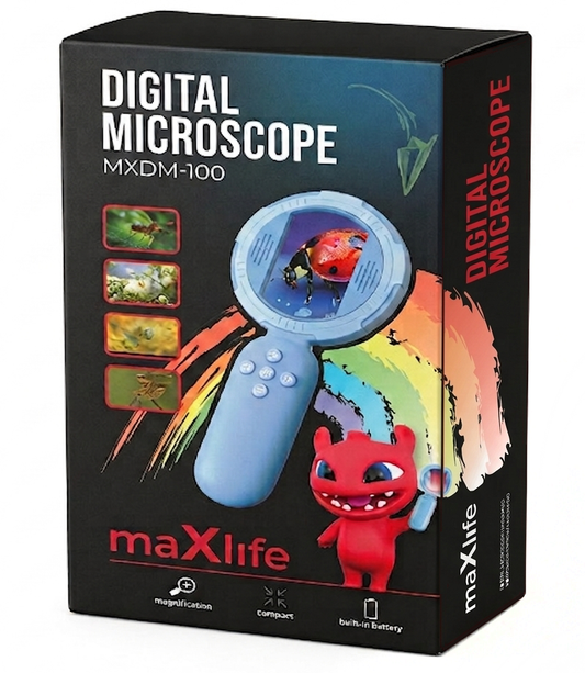 Microscop MaXlife MXDM-100, Albastru