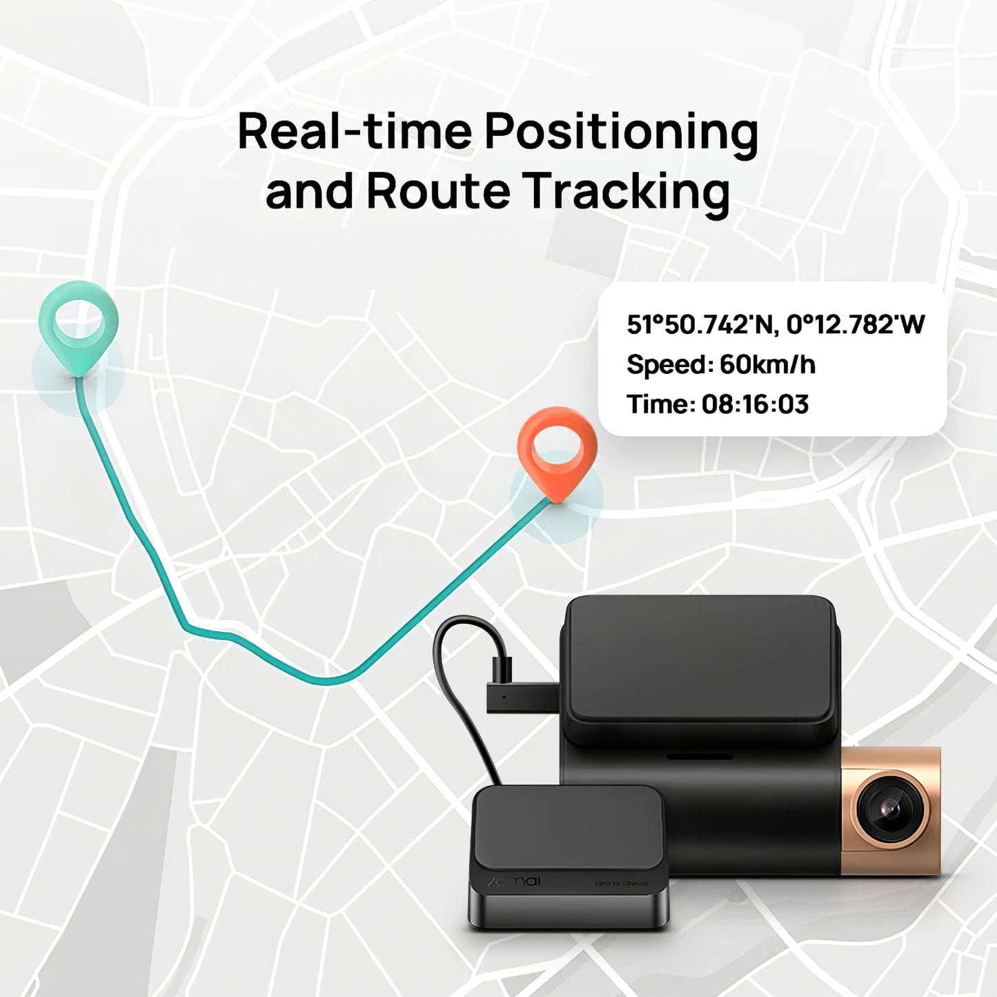 Modul Extern GPS 70mai GPS03 pentru Dash Cam Lite 2 D10