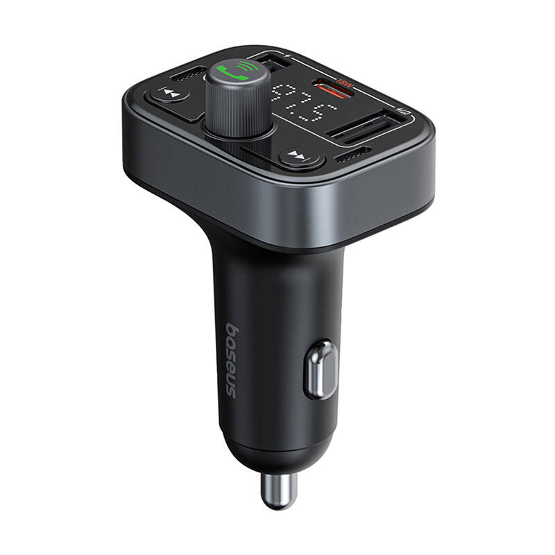 Modulator FM Bluetooth Baseus S-09 Pro, 2 x USB-A - 1 x USB-C C10762200113-00
