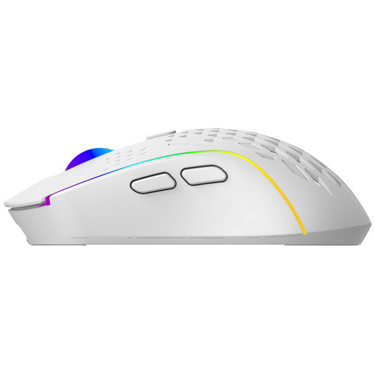 Mouse Gaming Wireless Proove Buzz, RGB, 800DPI - 4800DPI, Alb WMBU00022402