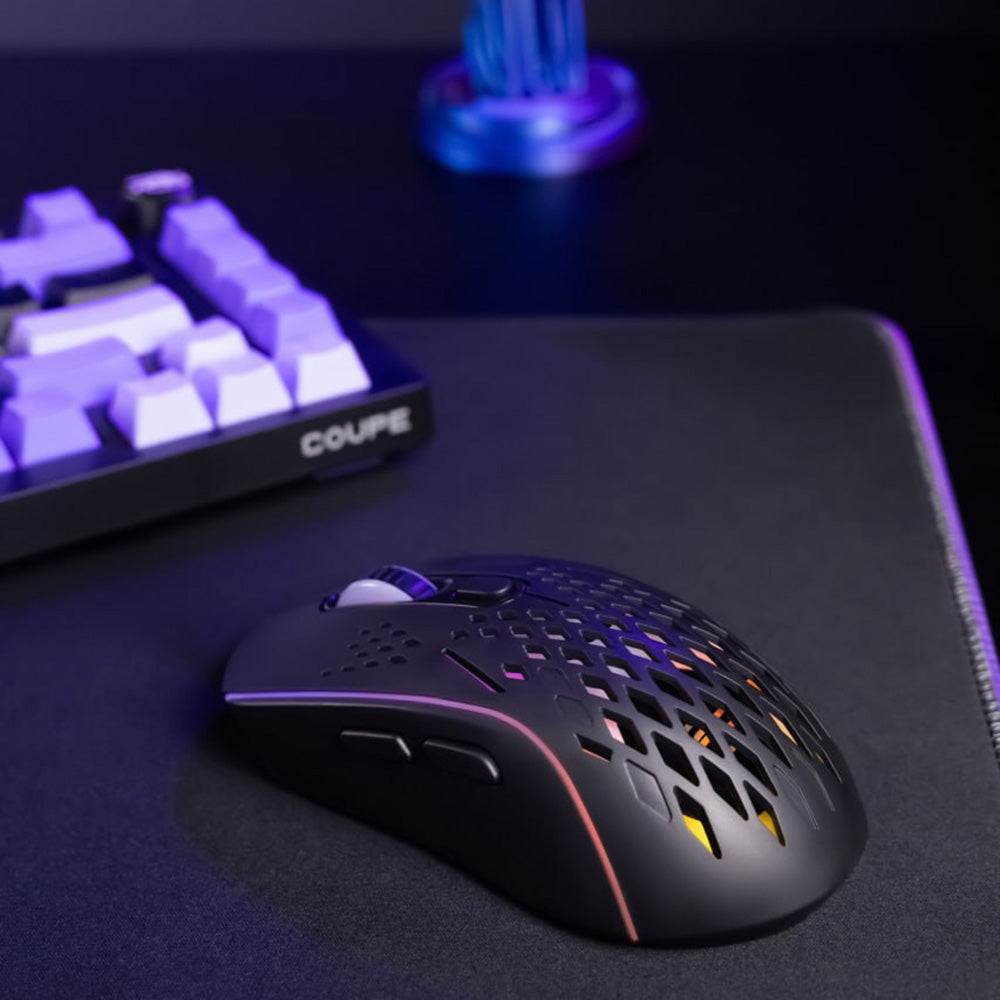 Mouse Gaming Wireless Proove Buzz, RGB, 800DPI - 4800DPI, Alb WMBU00022402