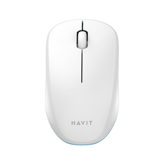 Mouse Wireless HAVIT MS66GT, 1200DPI, Alb Albastru