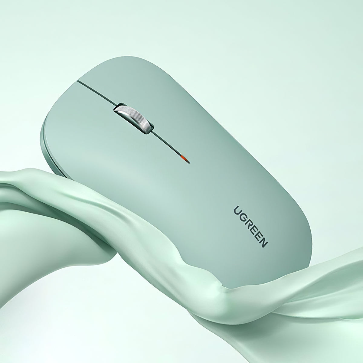 Mouse Wireless UGREEN MU001, 4000DPI, Verde