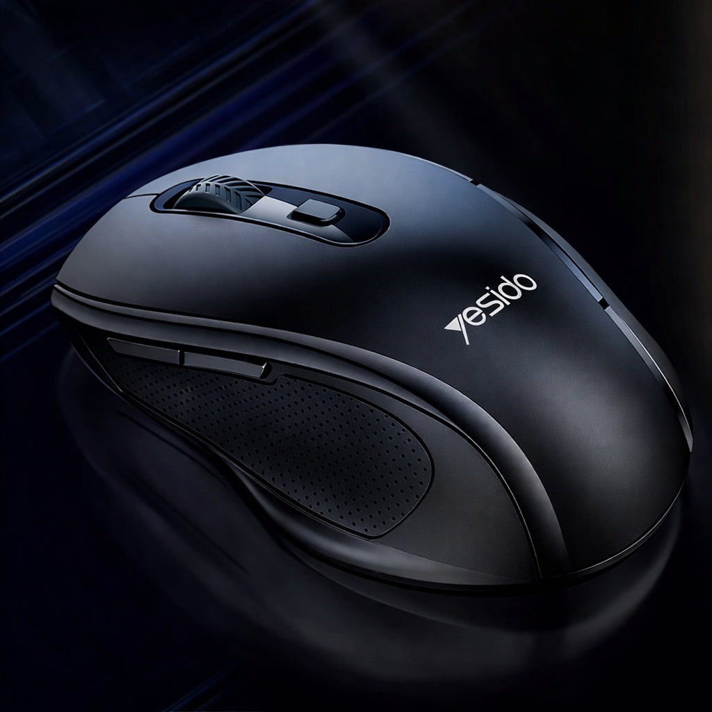 Mouse Wireless Yesido KB45, 800DPI - 1600DPI, Negru