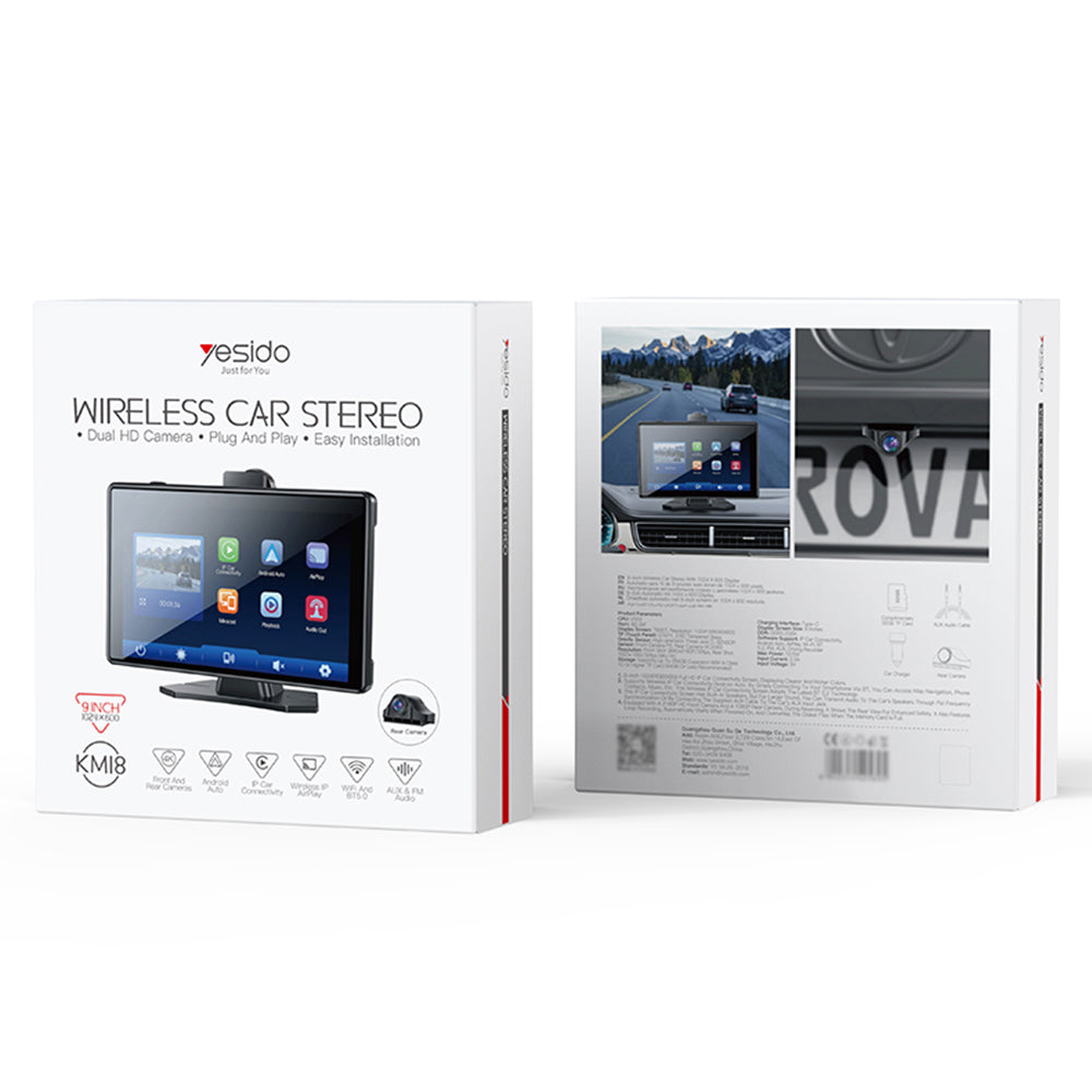 Navigatie Auto Yesido KM18, Wi-Fi, 9inch