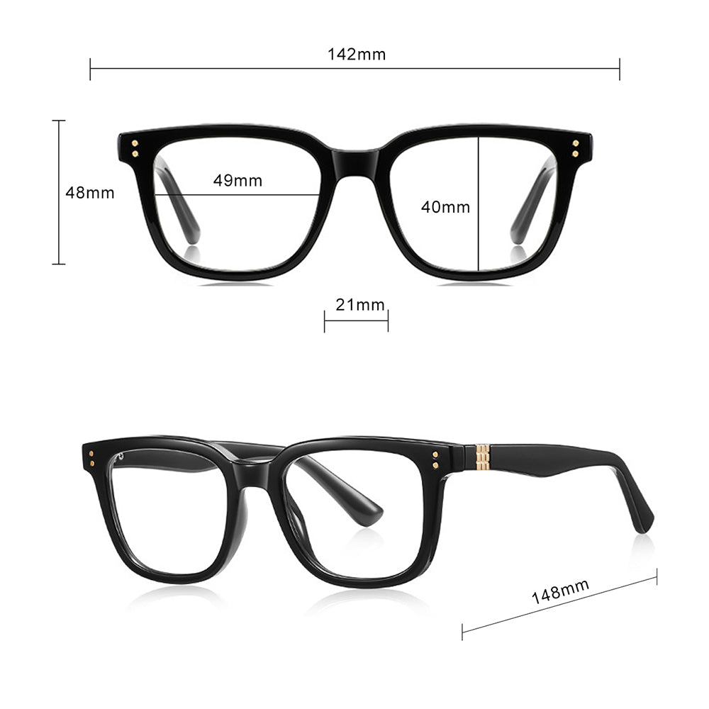 Ochelari De Calculator Barbati Techsuit 2225, Anti-Blue Light, Negri