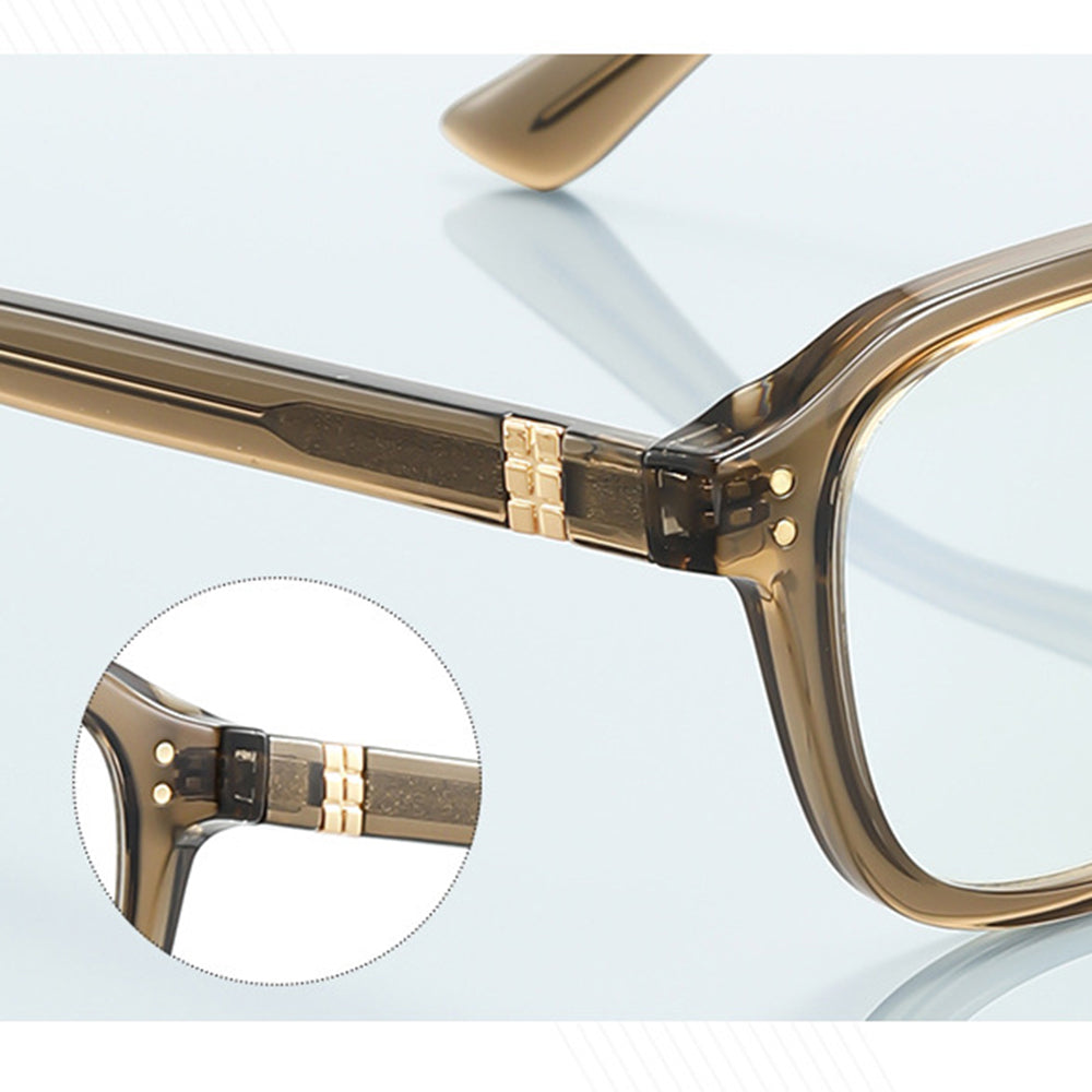 Ochelari De Calculator Barbati Techsuit 2227, Anti-Blue Light, Maro Deschis