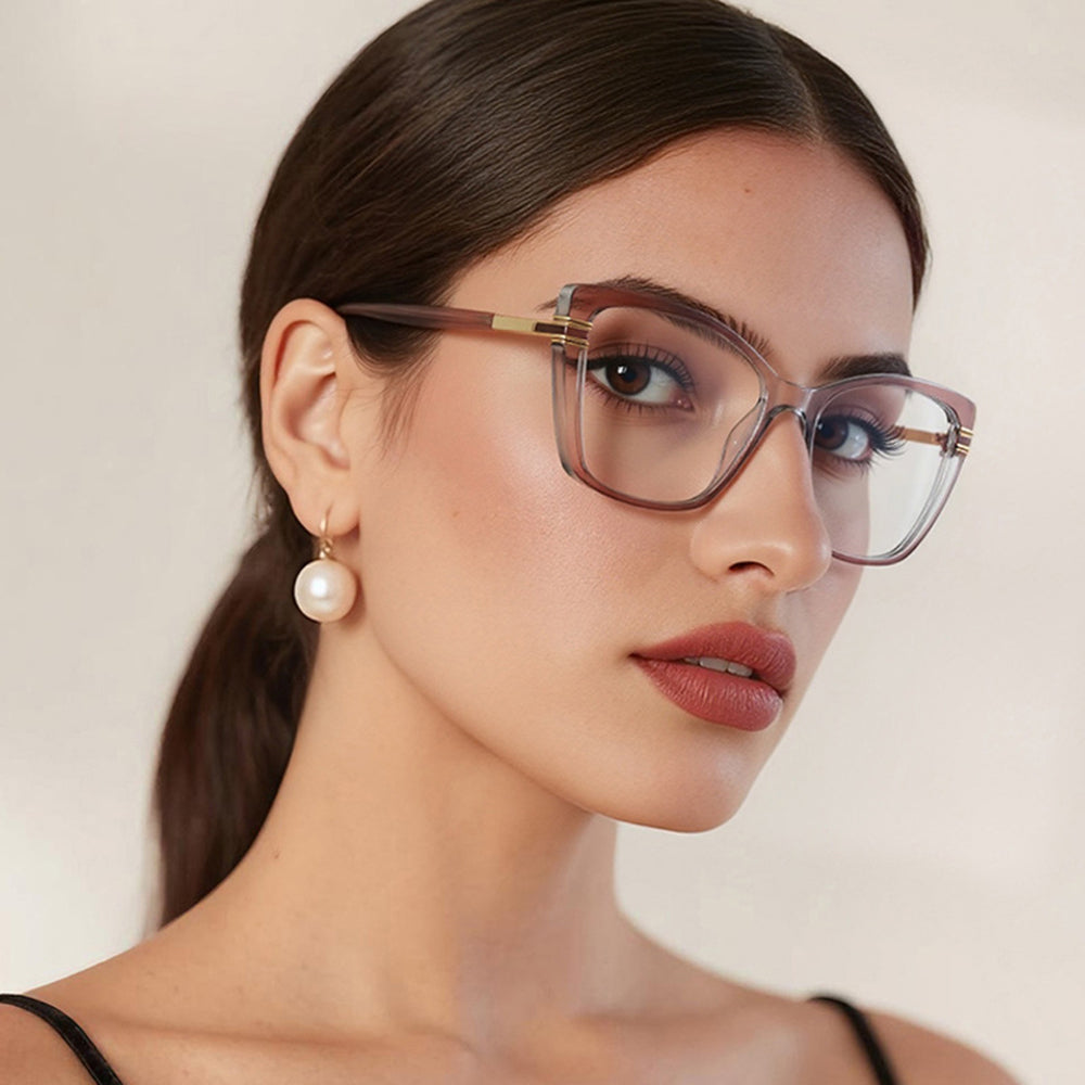 Ochelari De Calculator Dama Techsuit 2273, Anti-Blue Light, Maro