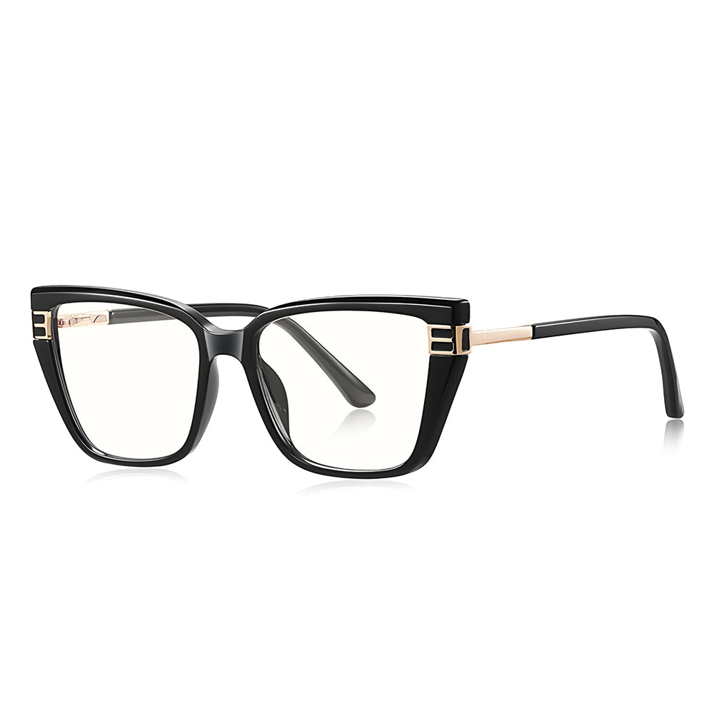 Ochelari De Calculator Dama Techsuit 2275, Anti-Blue Light, Negri Aurii